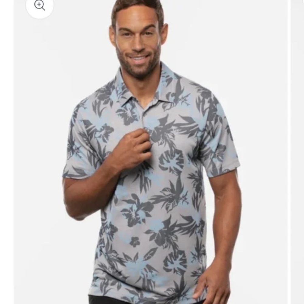 Travis Mathew Take The Bait Tropical Golf Polo